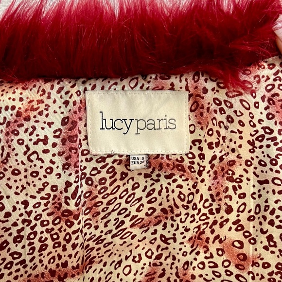 Vibrant Faux Fur Jacket by Lucy Paris – Perfect for Fall & Winter Glam - Picture 3 of 3